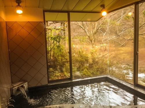 The onsen in Nikko at Turtle Inn