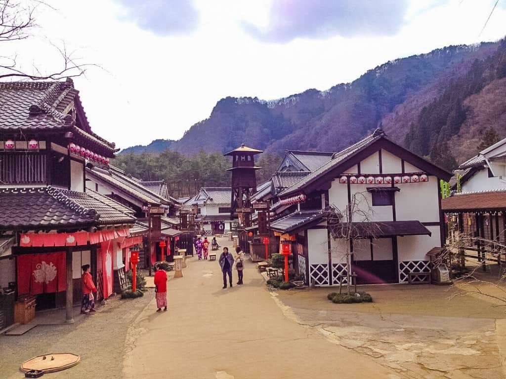 replica of edo period in Nikko