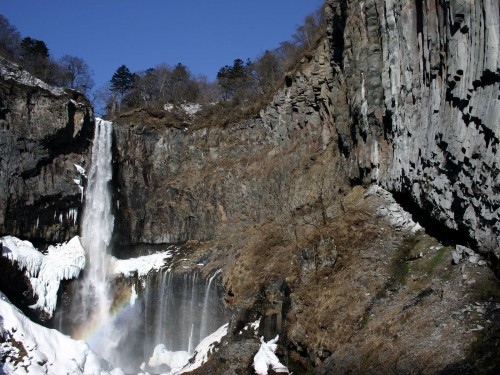 Another gorgeous angle of Kegon Falls in Nikko, Japan