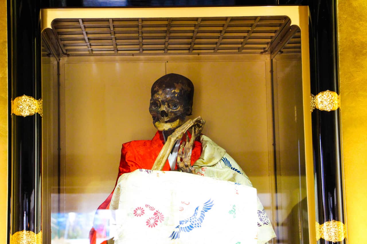 remains of self mummified monk in fukushima