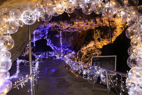 Abukuma cave is a 3000-meter long network of limestone caves located in Fukushima Prefecture. 