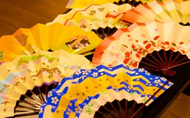 Japanese fan for Nichibu dance