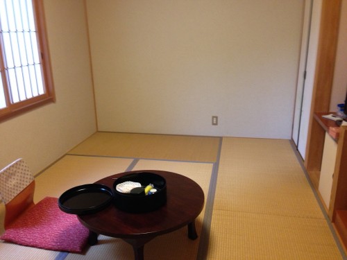 My room at Izumiso ryokan in Mino city, Gifu prefecture