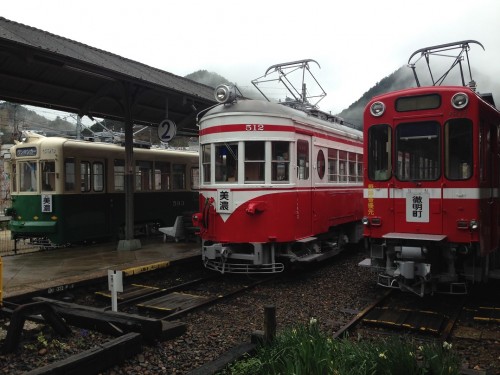 the town had two train stations, but while Meitetsu Mino shut down in the 1990s, it is now being preserved as it was for train fanatics all over Japan. 