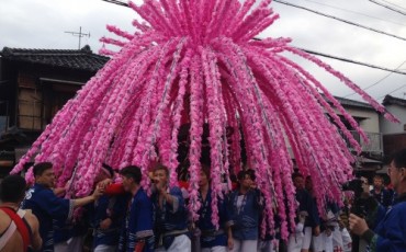 Hanamikoshi festival in Mino city, Gifu prefecture