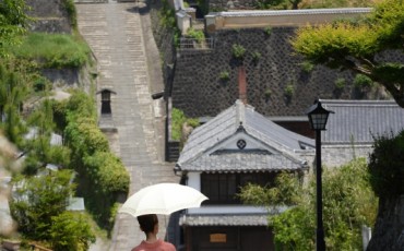 Kitsuki old castle town is in Oita prefecture, Kyushu.