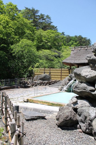 Public Bath 4 at Tamagoyu onsen, Fukushima, Japan.