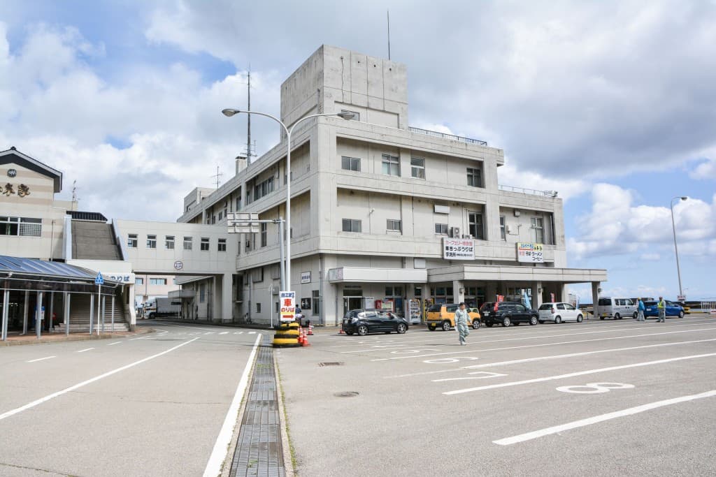 Ferry terminal at Niigata