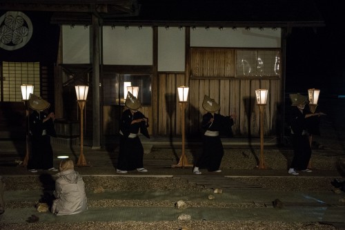  Yoi No Mai (宵乃舞) festival is held in Aikawa town on Sado island.