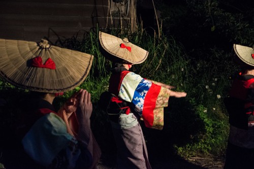  Yoi No Mai (宵乃舞) festival is held in Aikawa town on Sado island.