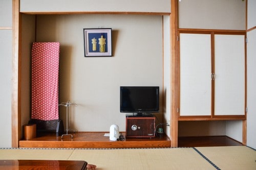 A room at Minshuku Takimoto on Sado island, Niigata, Japan