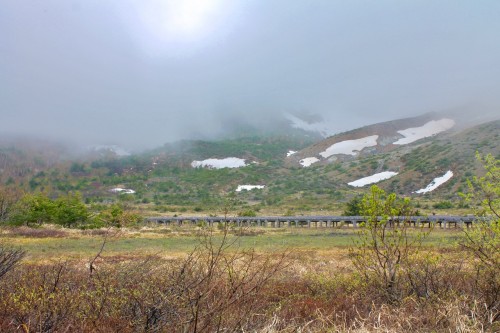 Jododaira marshland near Mount Azuma, Fukushima, Japan.