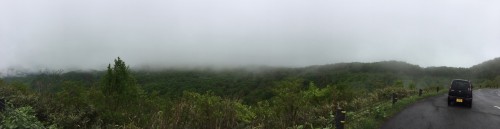 Amongst the clouds at Azuma Mountain Range