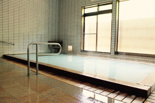 Public Bath 2 at Tamagoyu onsen, Fukushima, Japan.