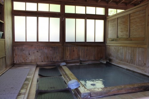 Public Bath 3 at Tamagoyu onsen, Fukushima, Japan.