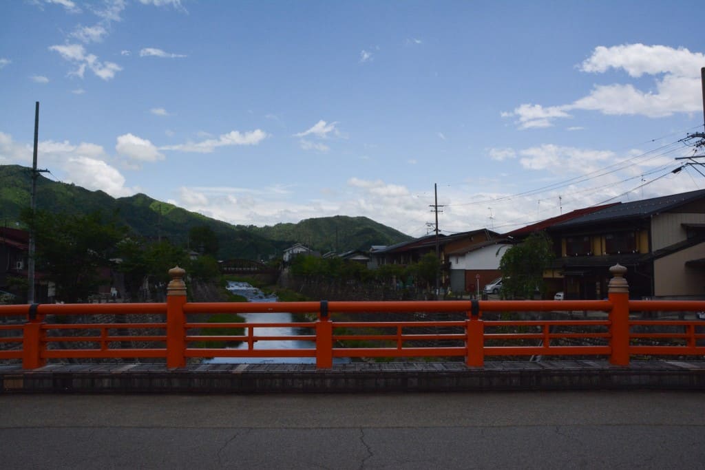 Imamiya Bridge in Hida Furukawa