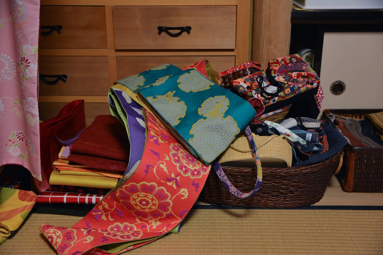 Kimono shop in Hida furukawa, Gifu prefecture