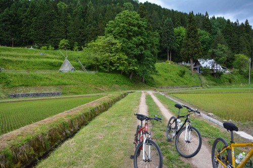 Enjoy the countryside bike experience in Hida Furukawa!