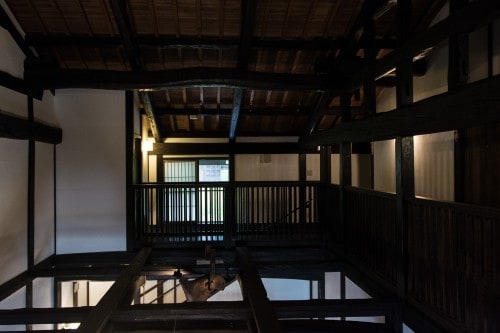 All common areas are on the ground floor at Tanekura Inn, Gifu prefecture.