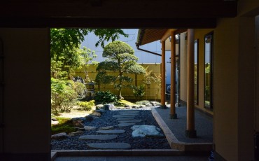 Japanese garden festival in Murakami