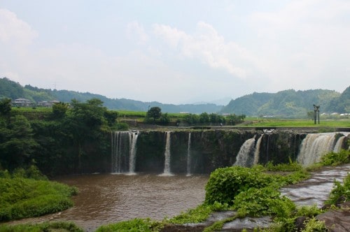 Harajiri waterfalls in Oita prefecture, Kyushu, Japan.