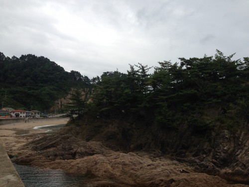 Part of Sasagawa Beach, Niigata prefecture, Japan.