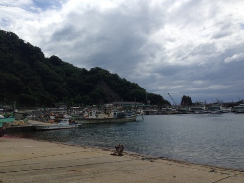 The fishing village at Murakami, Niigata prefecture, Japan.