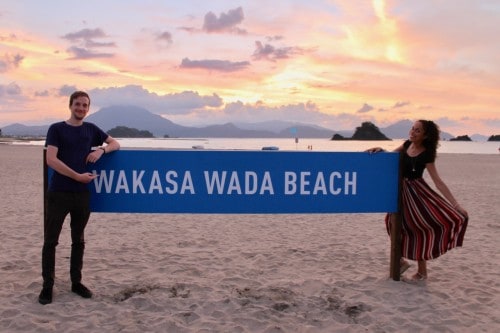 Wakasa Wada Beach in Fukui prefecture