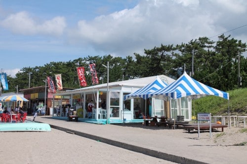 The beach house at Wakasa Wada Beach