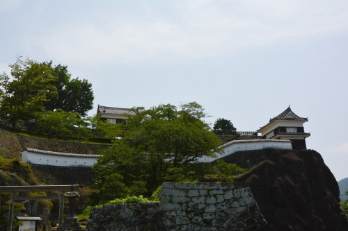 Usuki castle ruins in Usuki, Oita prefecture, Kyushu, Japan.