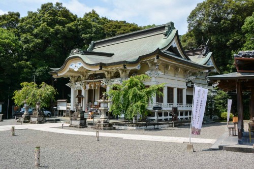 Goshadaimyo shrine is the oldest shrine at Takeo onsenin Saga.