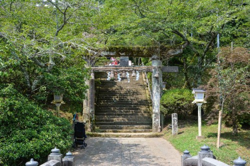 Goshadaimyo shrine is the oldest shrine at Takeo onsenin Saga.