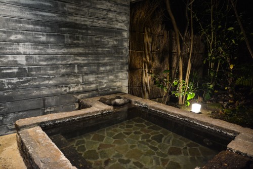 The hot springs at Mifuneyama Kanko Hotel, Saga prefecture, Kyushu. 
