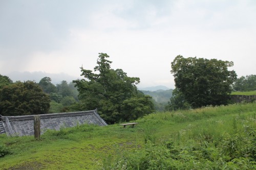 Oka castle ruins in Taketa, Oita prefecture, Kyushu, Japan.