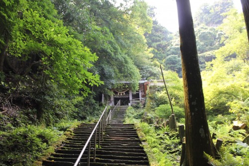 Monjusen-ji temple at Kunisaki peninsula, Oita prefecture, Japan.