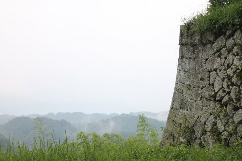 Oka castle ruins in Taketa, Oita prefecture, Kyushu, Japan.