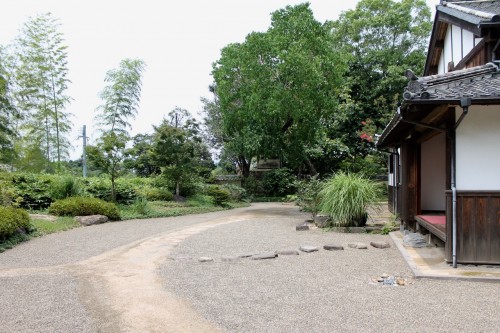 Side Entrance to Nomi-tei.Kitsuki is a castle town in the Oita Prefecture, Kyushu.