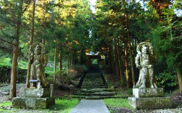 Futago-ji temple at Kunisaki peninsula, Oita prefecture, Japan.