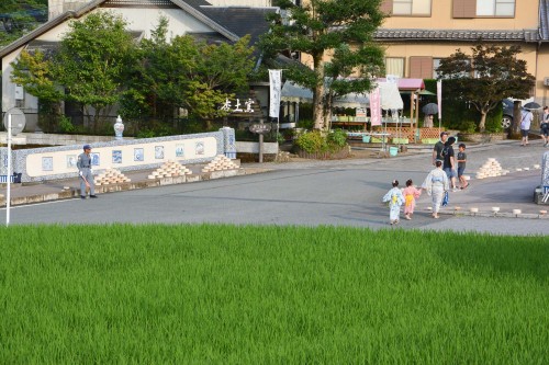 Wind bell festival at Imari Okawachiyama pottery village, Saga prefecture, Kyushu.
