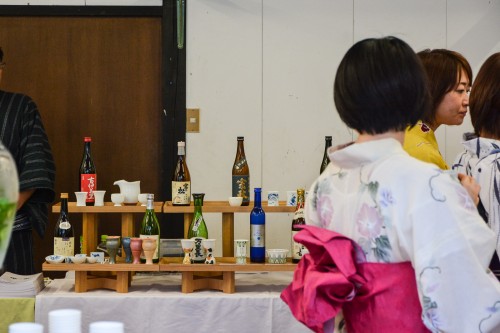 Sake Tasting at the Wind Bell Festival