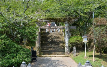 Goshadaimyo shrine is the oldest shrine at Takeo onsenin Saga.