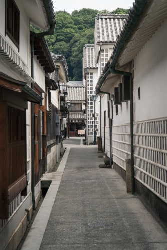 Kurashiki Bikan Historical Quarter in Okayama prefecture, Japan.