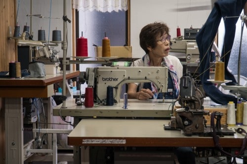 Betty Smith Jeans Making Experience,Kojima,  Kurashiki city, Okayama prefecture, Japan.