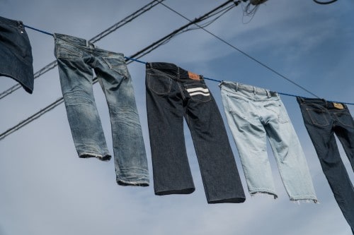 Kurashiki Kojima Jeans Street is known as the mecca of Japanese denim, Kurashiki city, Okayama, Japan.