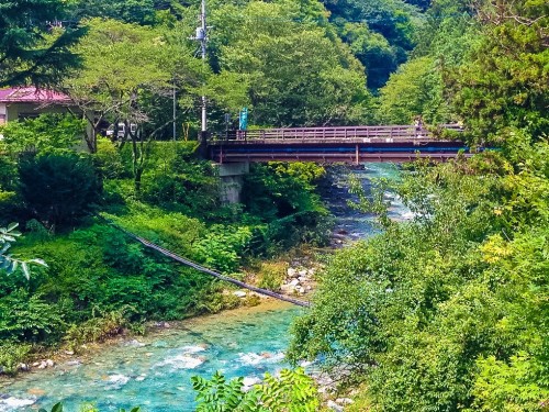 Canoeing in Shima river full of natures and have outdoor activities in Gunma prefecture.