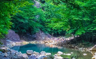 Shiriyaki onsen, a hidden onsen place in Nakanojo town, Gunma prefecture.