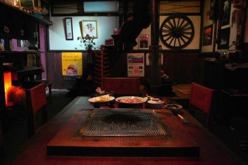 the farmer's homestay 'Kominka "Gallery" Minka 'in Usa city, Oita prefecture, Kyushu, Japan.