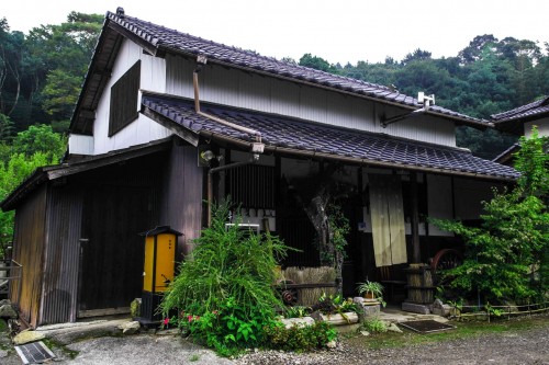 the farmer's homestay 'Kominka "Gallery" Minka 'in Usa city, Oita prefecture, Kyushu, Japan.