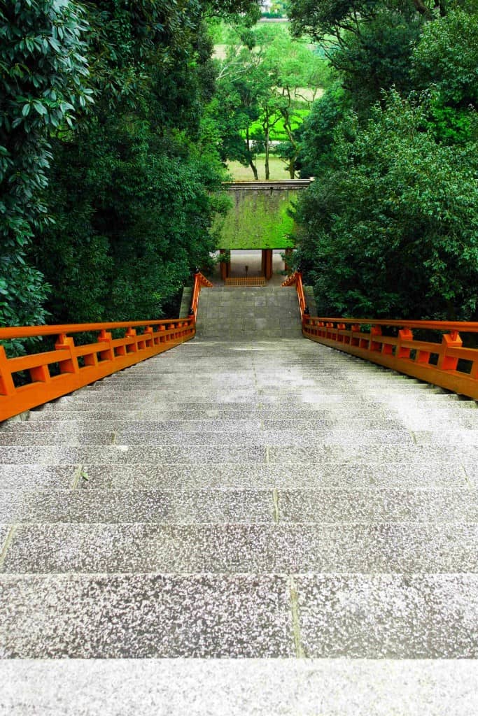 stone walkway in Japan