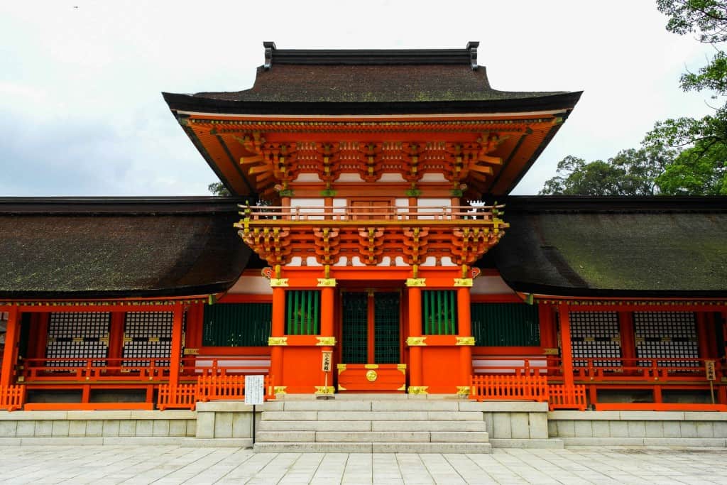 Usa Jingu Shrine is a national treasure of Japan in Oita. 